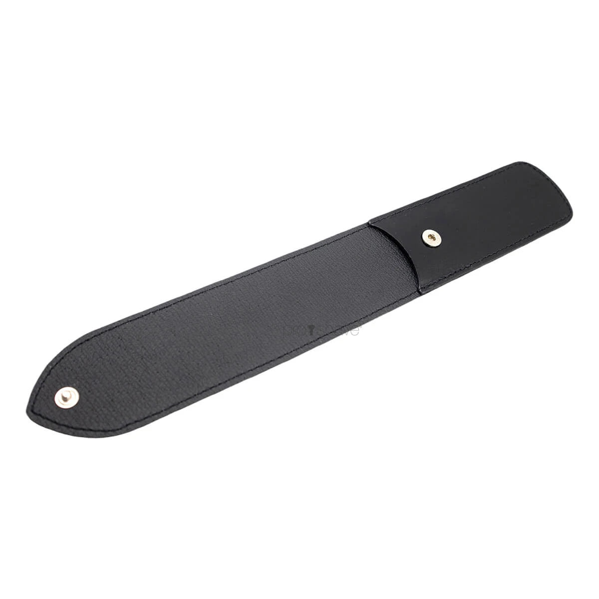Lederetui für Rasiermesser, Schwarz