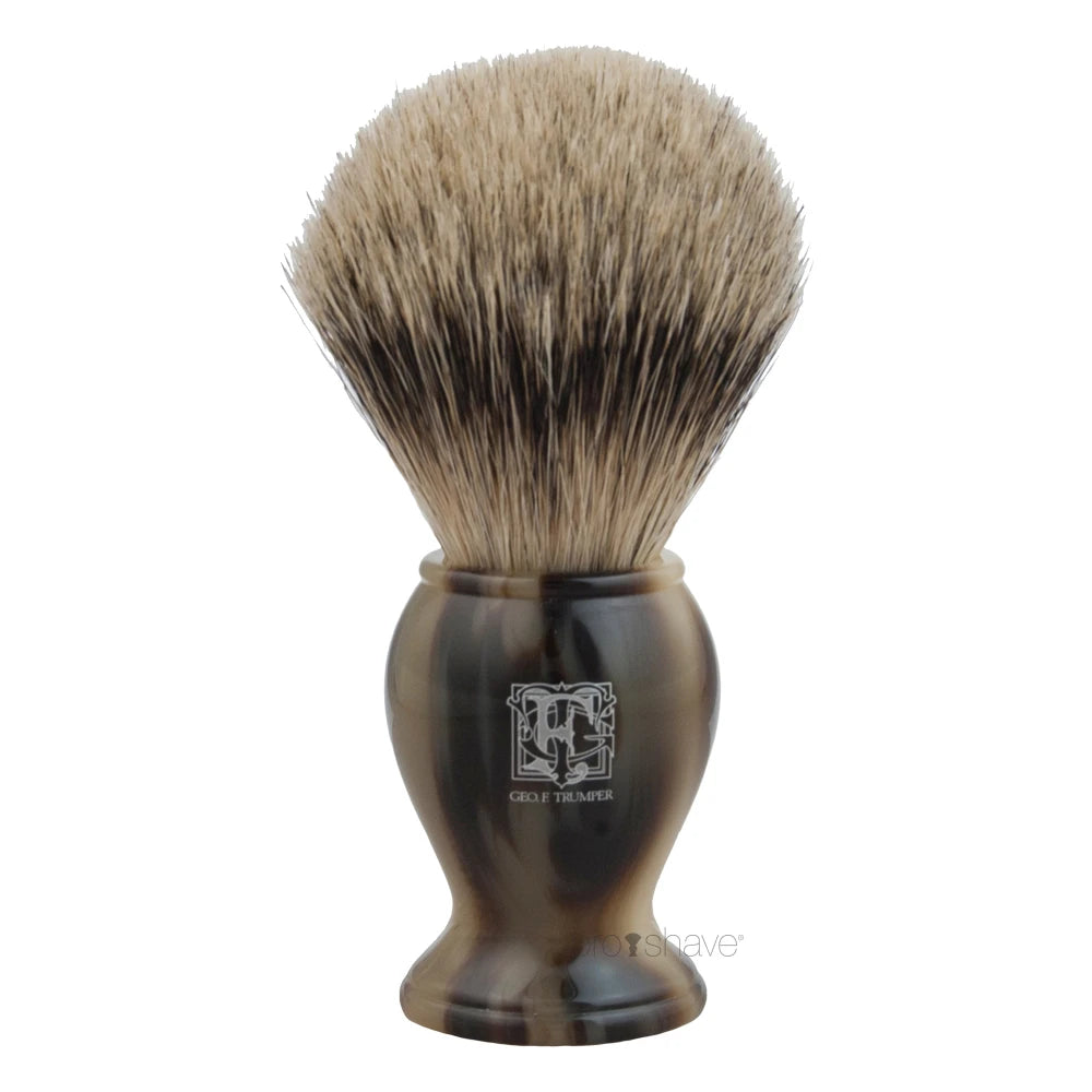 Rasierpinsel, Super Badger, Medium, PB-Range, Horn