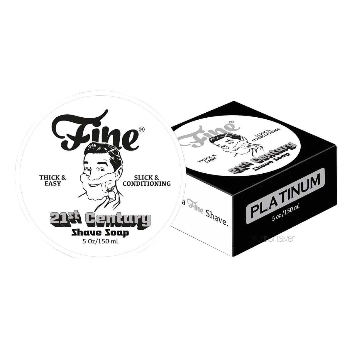 Platinum Rasierseife in Schale, 150 ml.