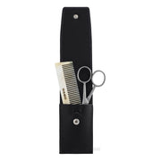 Bart & Grooming Set mit 2 Teilen, Schwarzes Leder