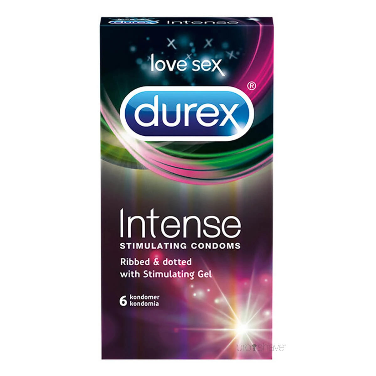 Kondome Intense, 6 Stück.