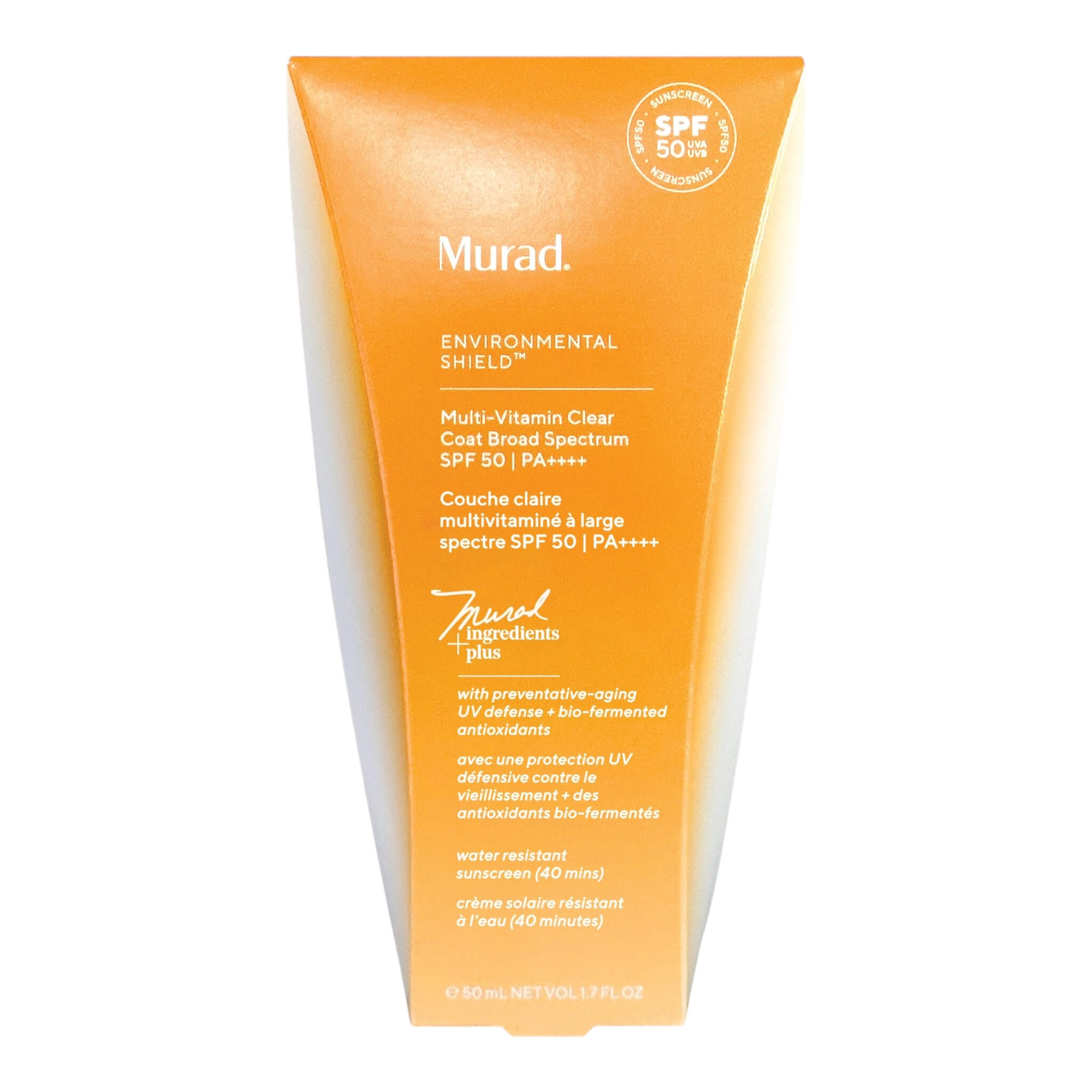 Multi-Vitamin-Klarlack Breitspektrum-SPF 50, Environmental Shield, 50 ml.
