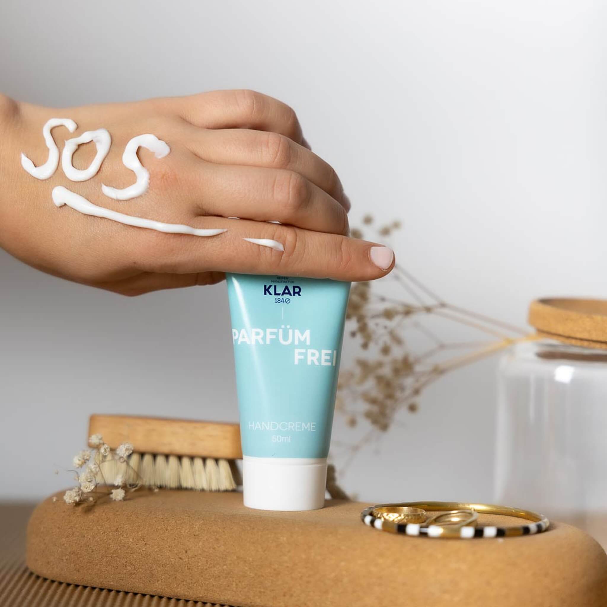 Handcreme, parfümfrei, 50 ml.