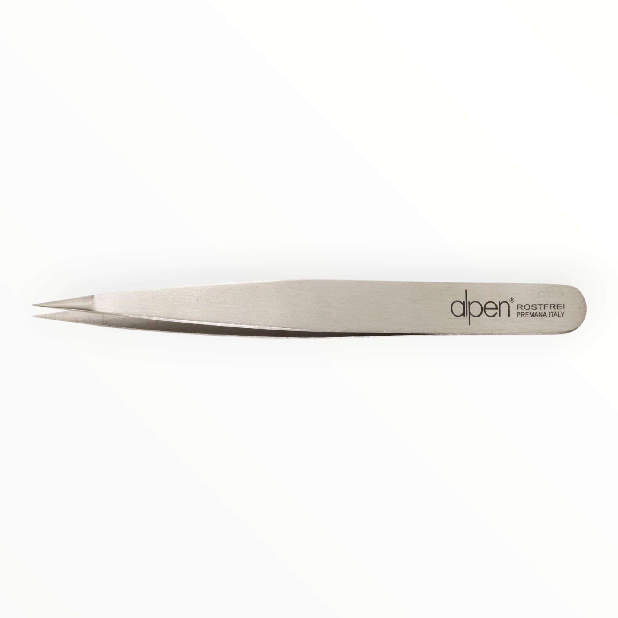 Pinzette, Spitze, Edelstahl, 10 cm.