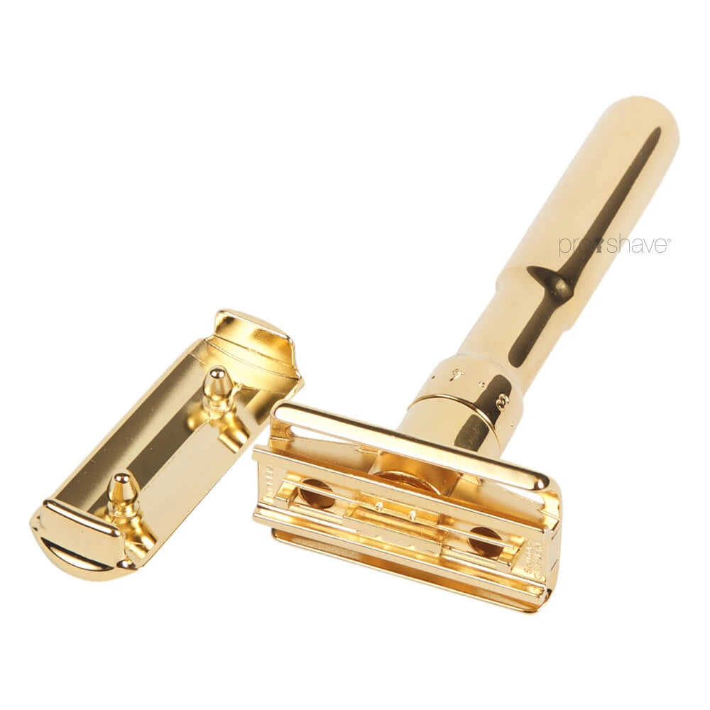 Futur Verstellbarer DE-Rasierhobel, Gold