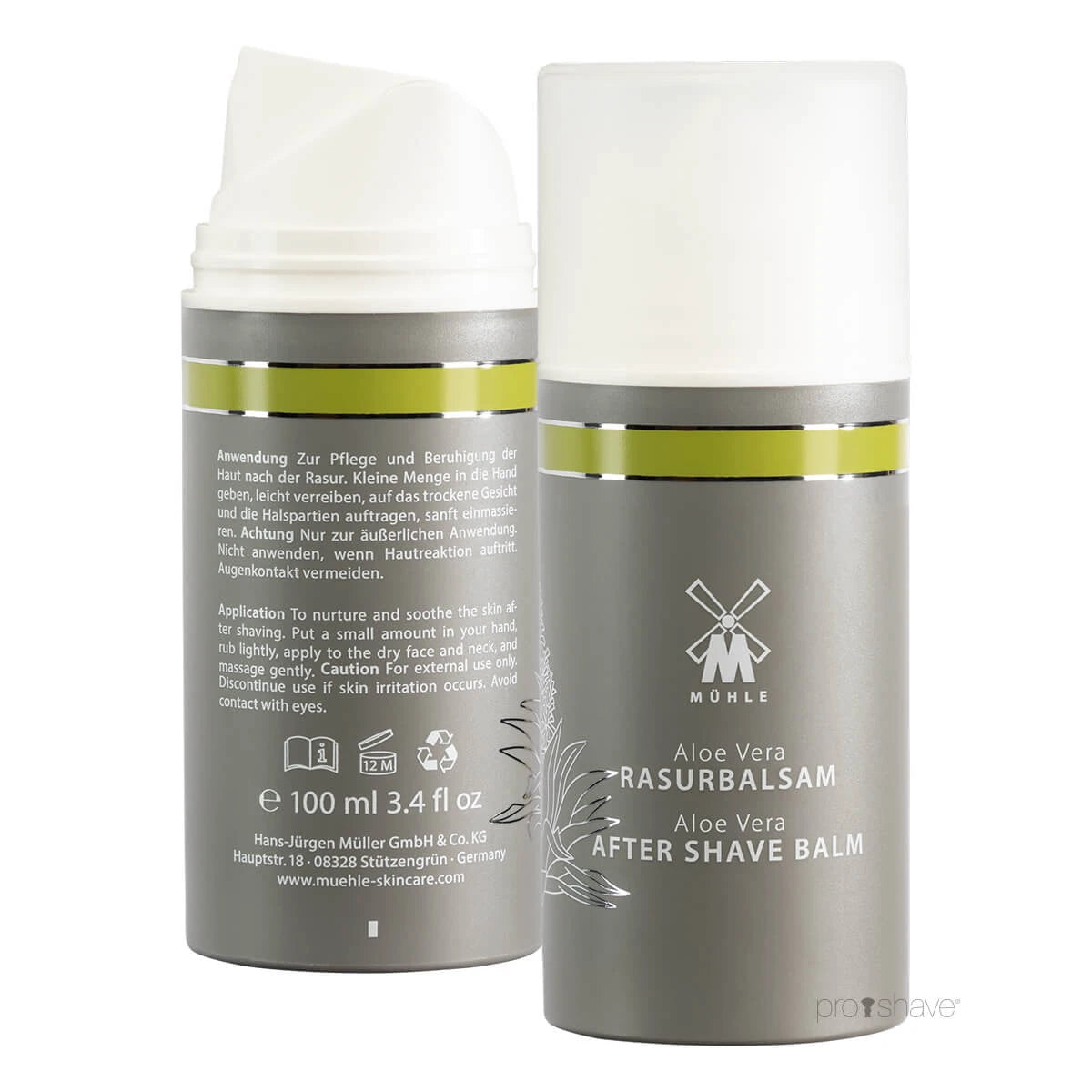 Aftershave Balsam, Aloe Vera, 100 ml.