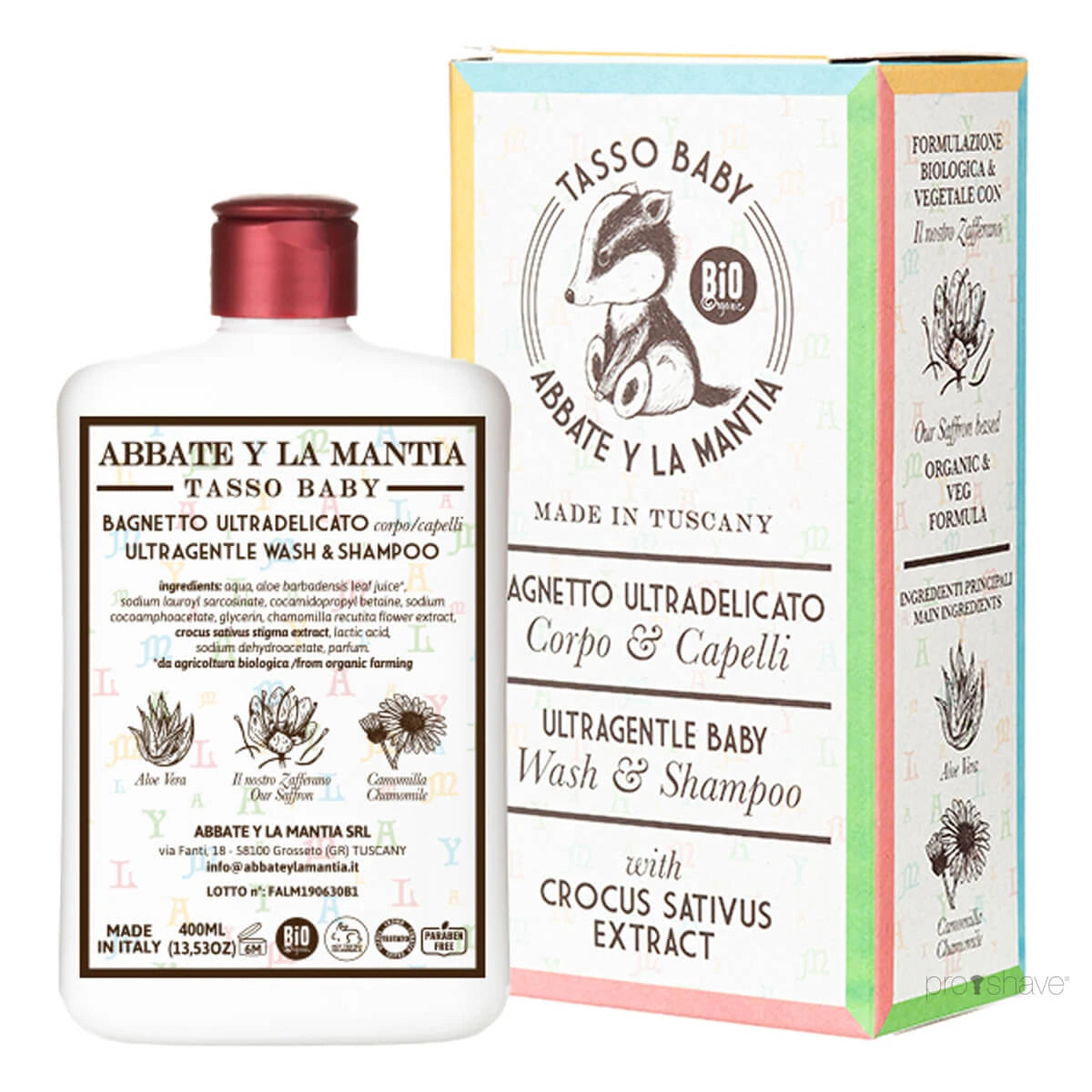 Mildes Haar- und Körpershampoo, Baby, 400 ml.
