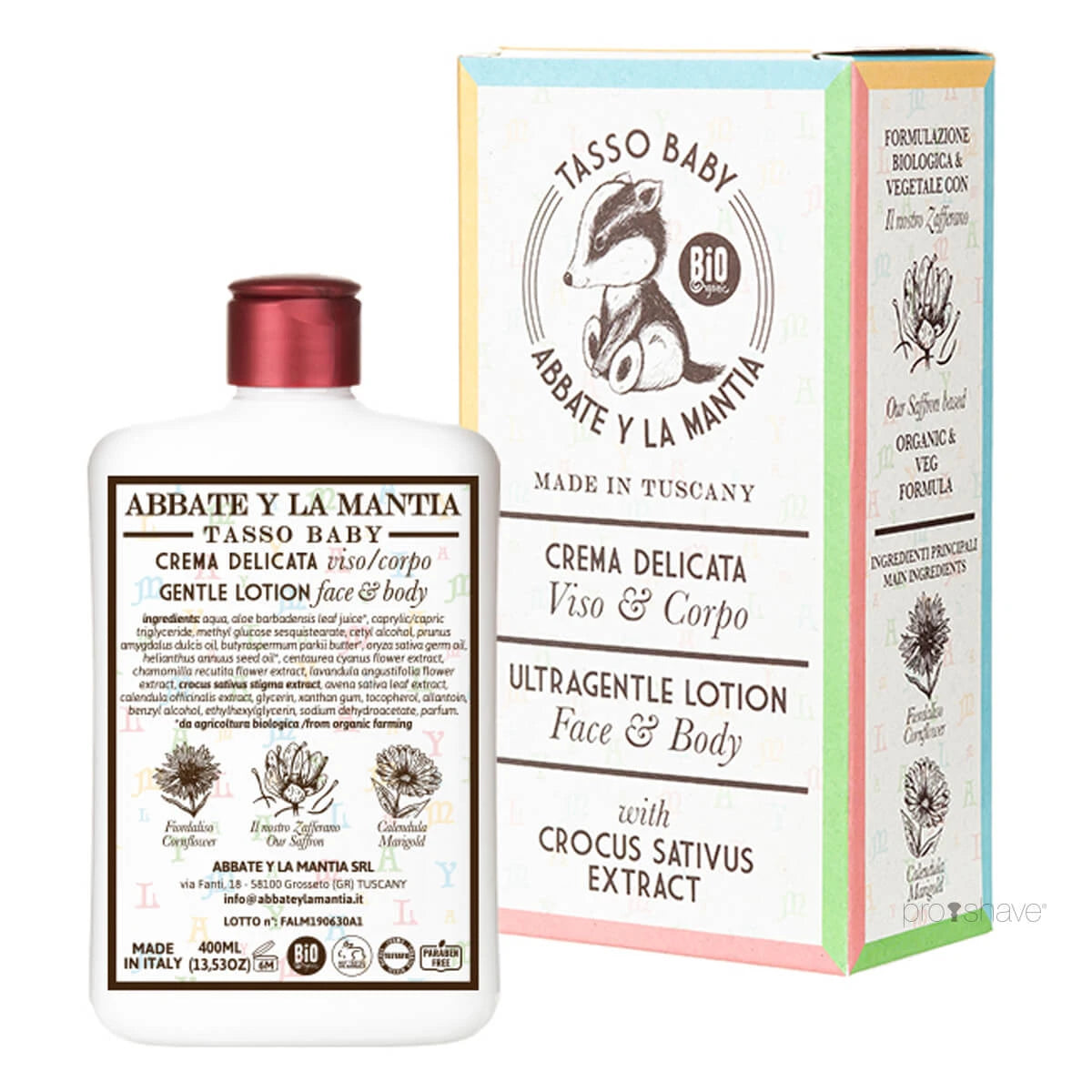 Milde Gesichts- und Körperlotion, Baby, 400 ml.