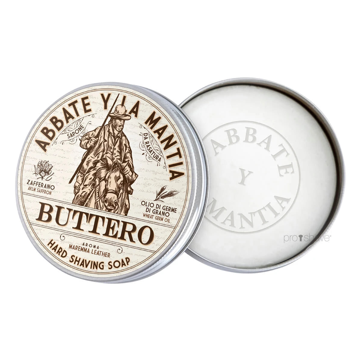Rasierseife, Buttero, 80 gr.