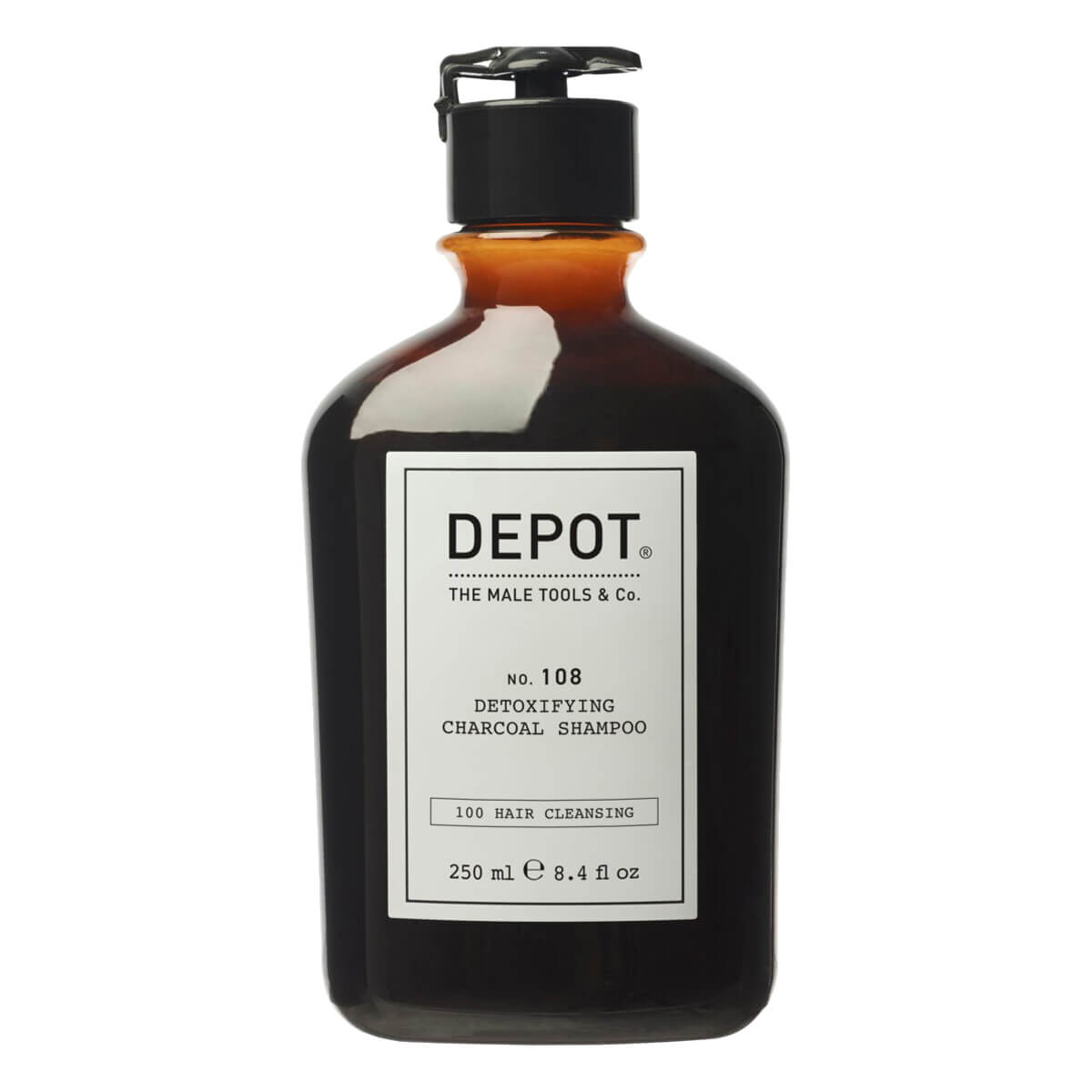 Entgiftendes Holzkohle Shampoo, Nr. 108, 250 ml.