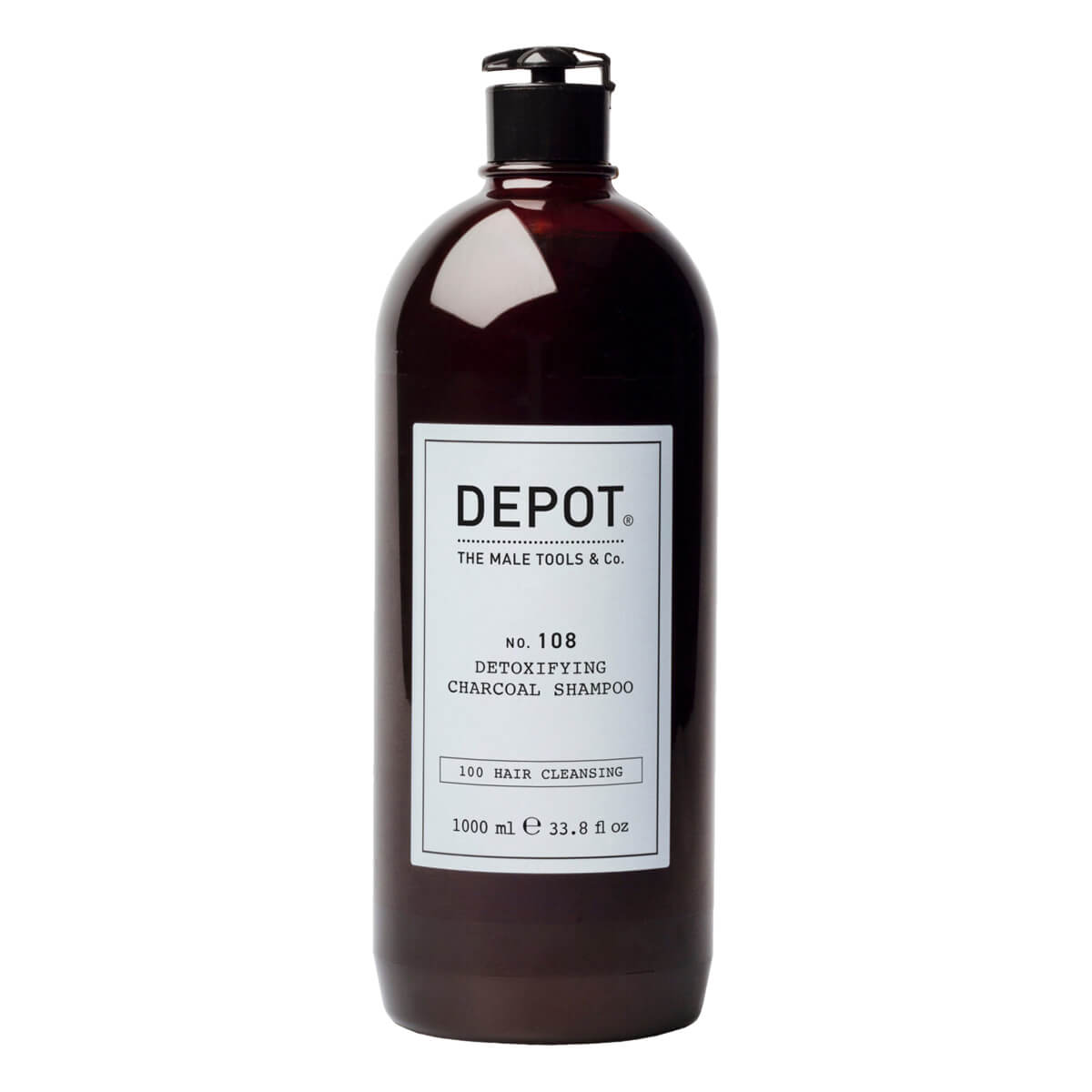 Entgiftendes Holzkohle Shampoo, Nr. 108, 1000 ml.