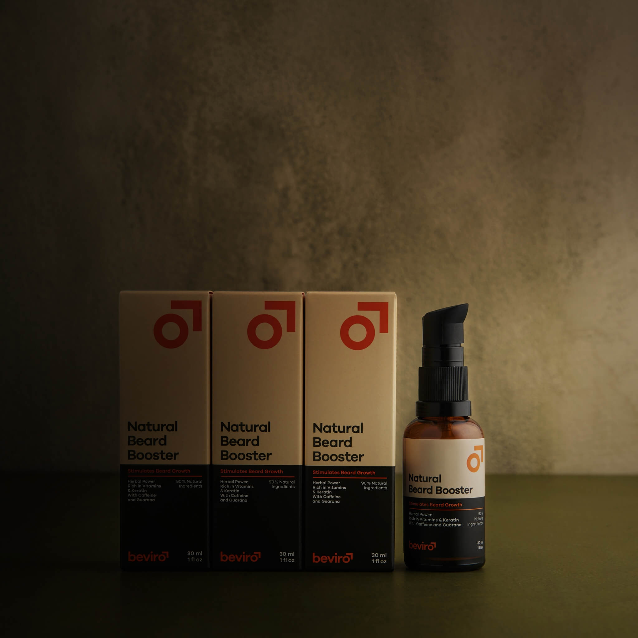 Natural Beard Booster, 30 ml.