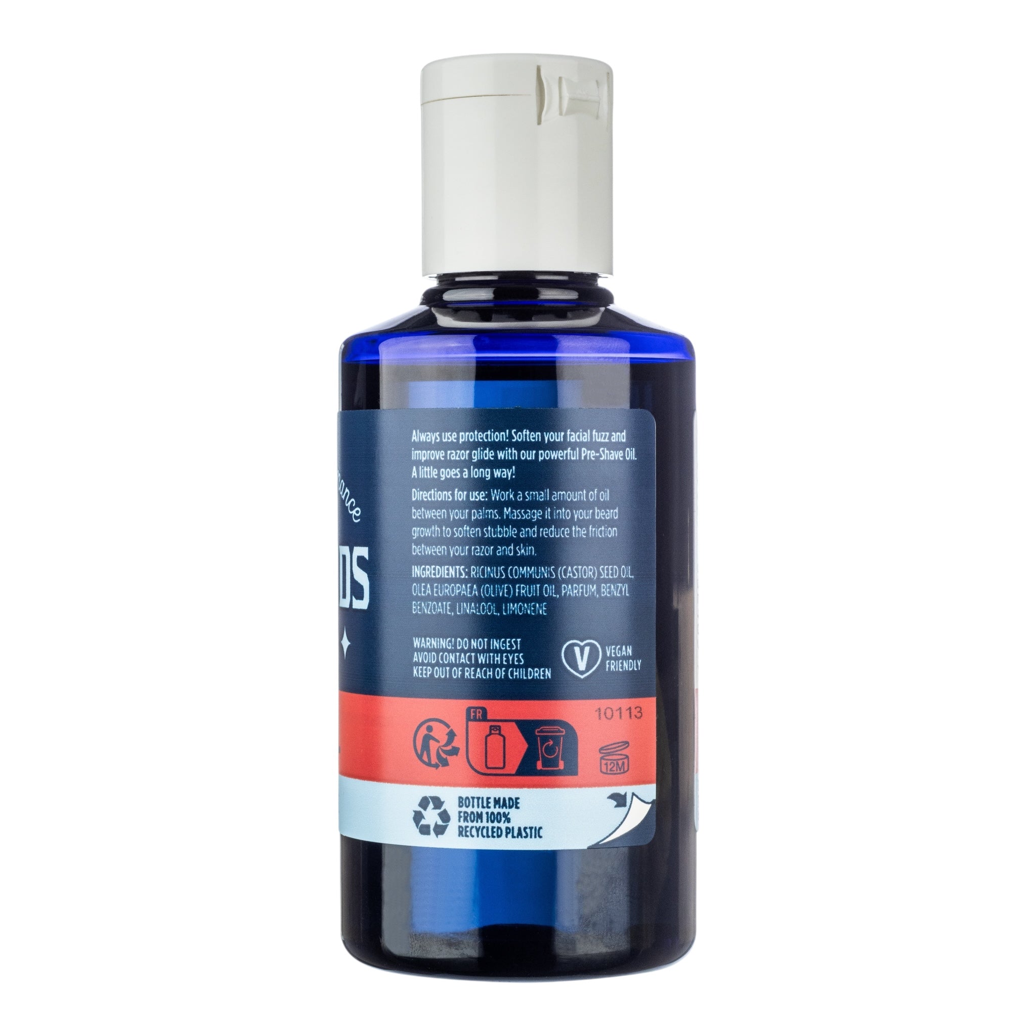 Öl vor der Rasur, 100 ml.
