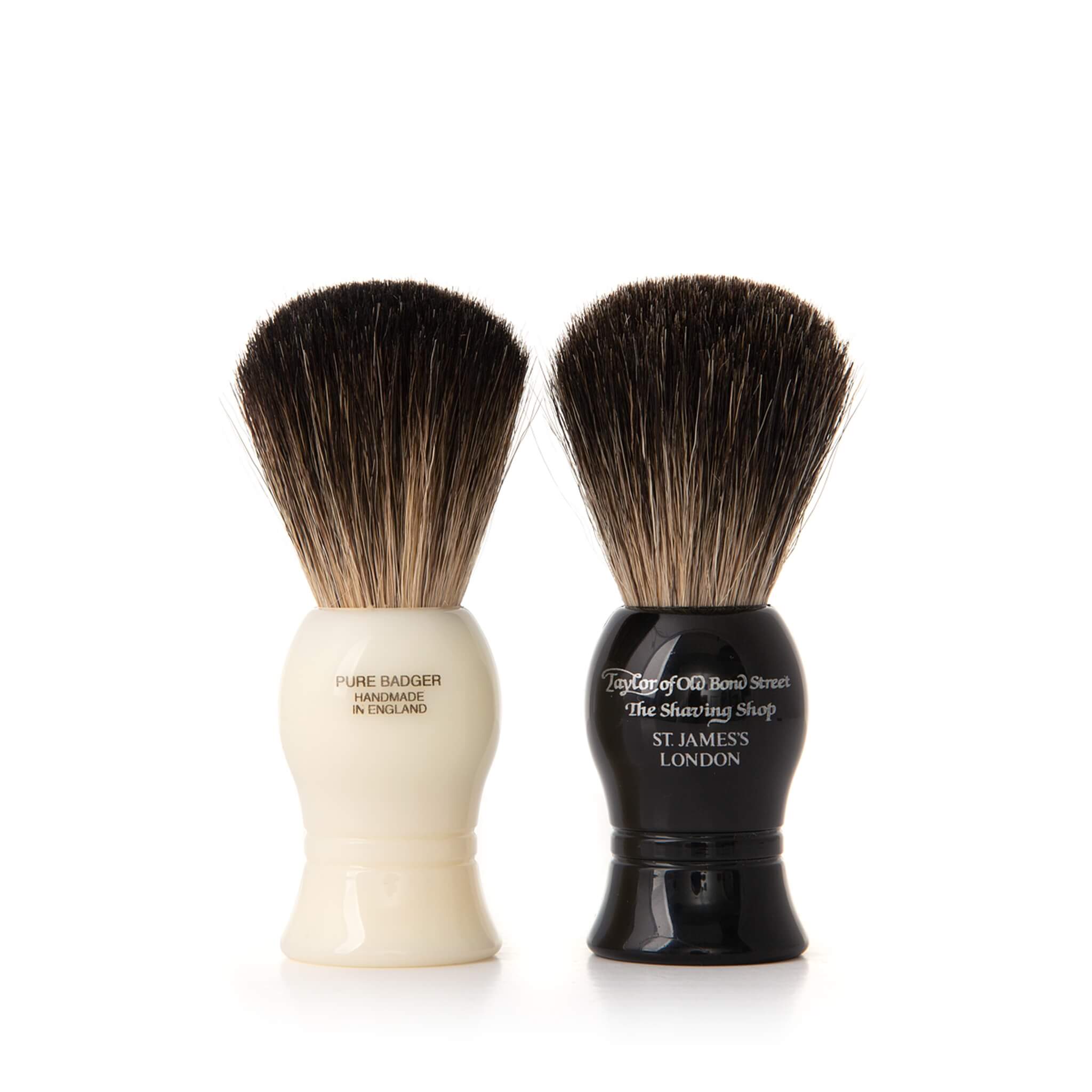 Rasierpinsel, Pure Badger, Starter, M, Elfenbein