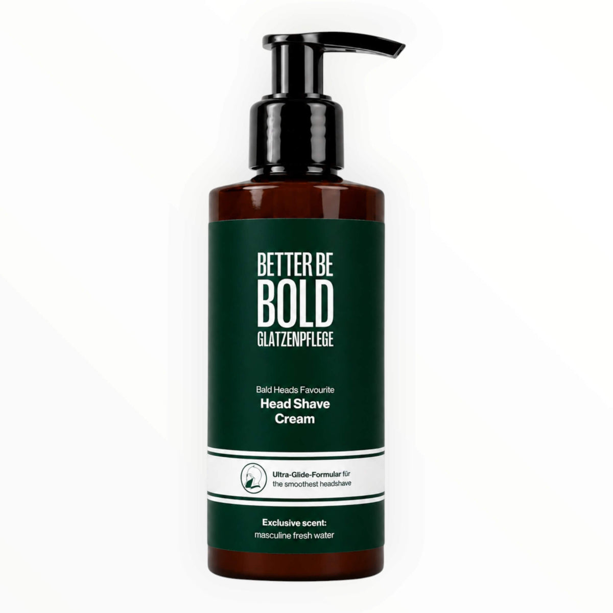 Head Shave Cream, Ultra-glide Formel, 150 ml.