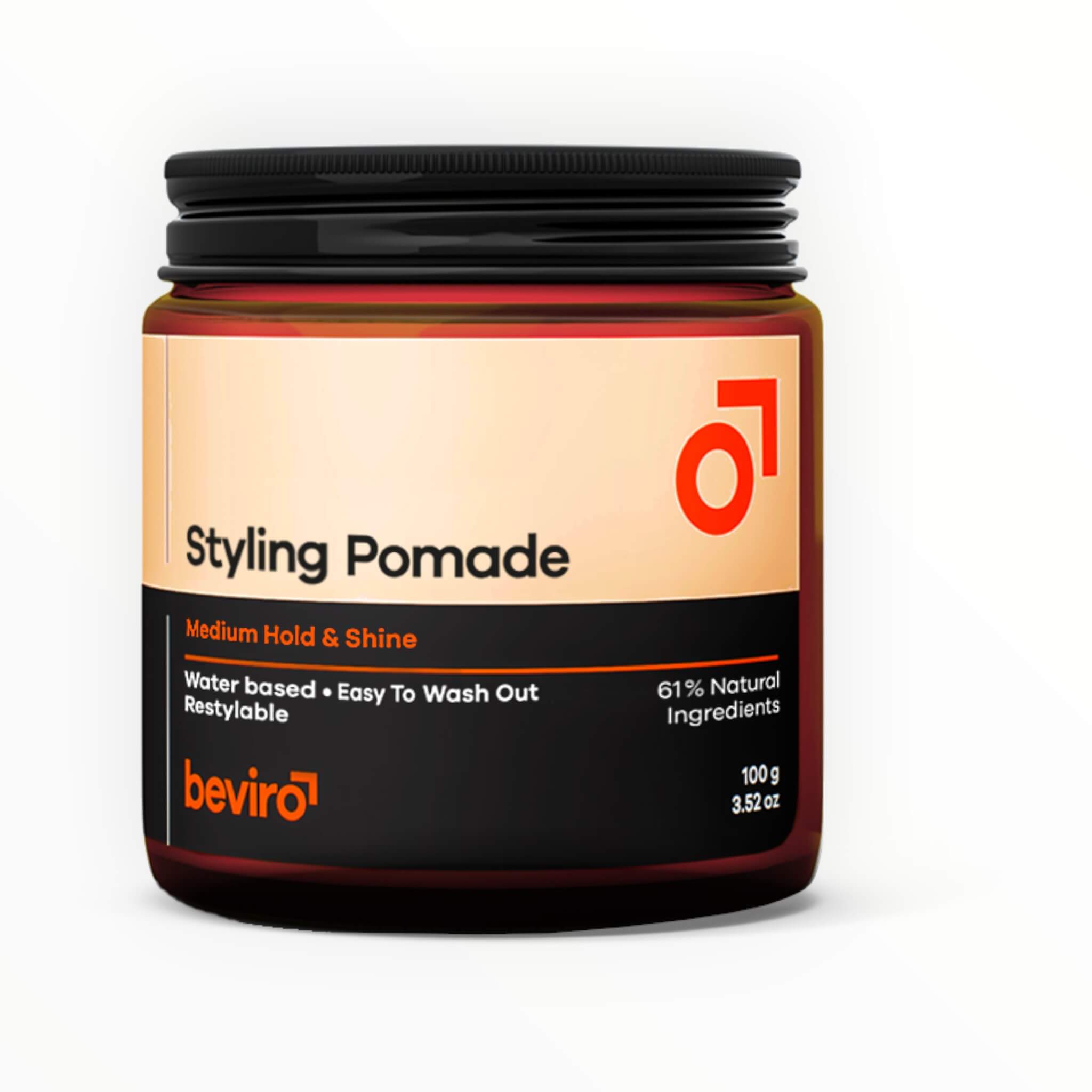 Styling-Pomade, mittlerer Halt & Glanz, 100 g.