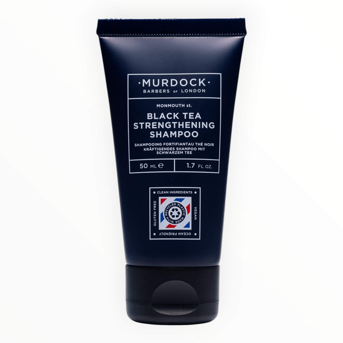 Stärkendes Shampoo, Schwarzer Tee, Reisegröße, 50 ml.