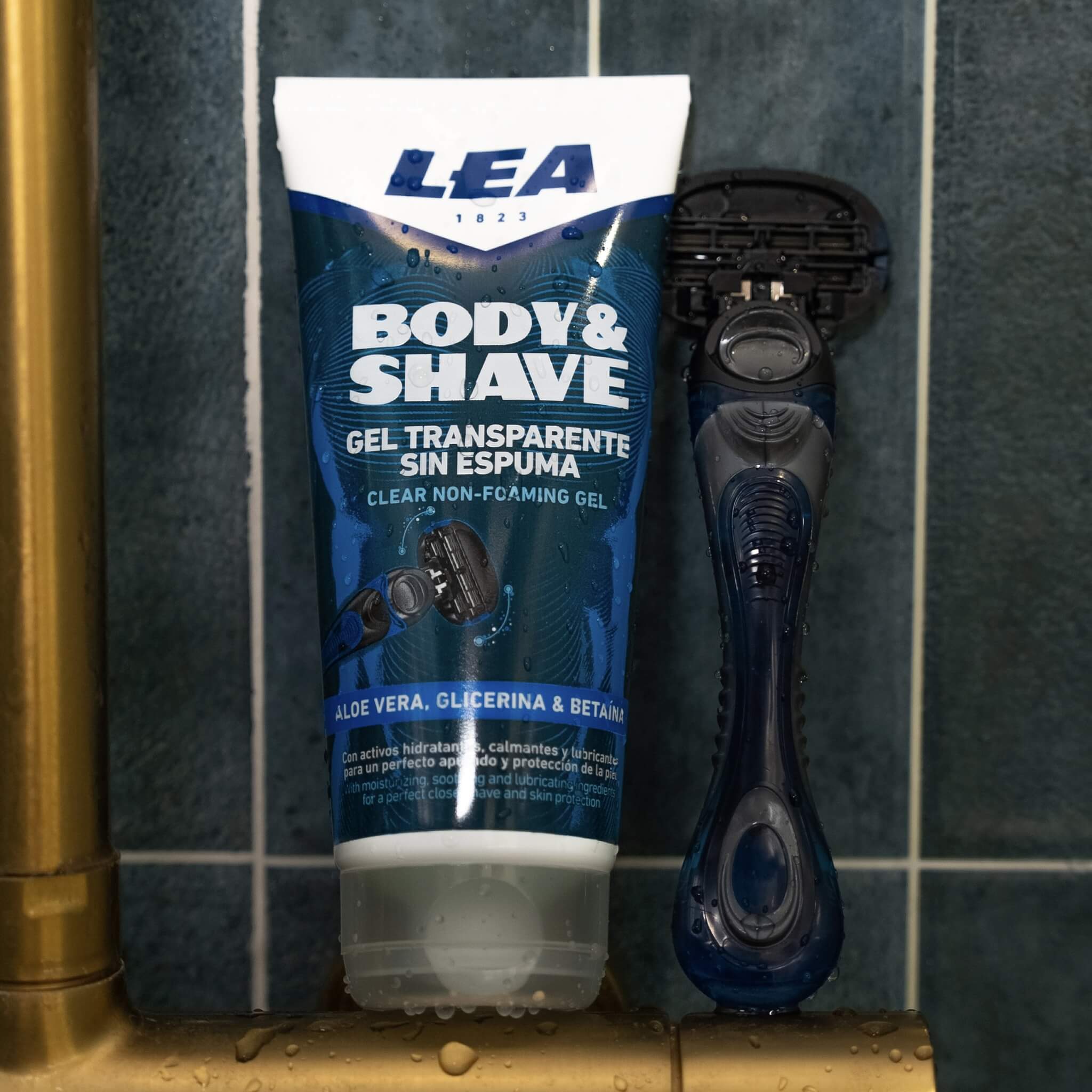 Body & Shave Hobel und 1 Klinge (3+3 Klingen)