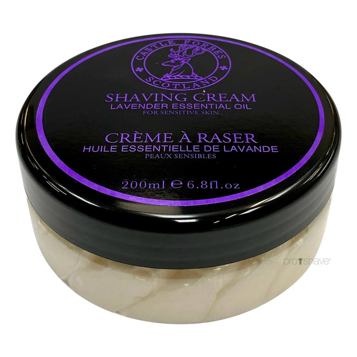 Rasiercreme, Lavender Essential Oil, 200 ml.