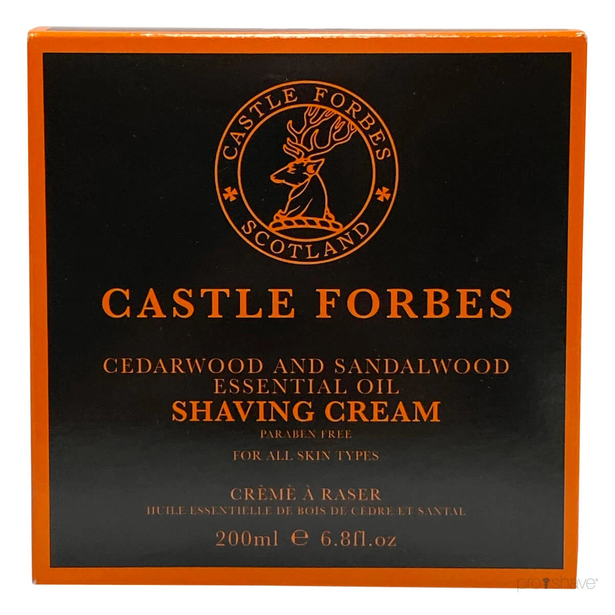 Rasiercreme, Cedarwood & Sandalwood Oils, 200 ml.