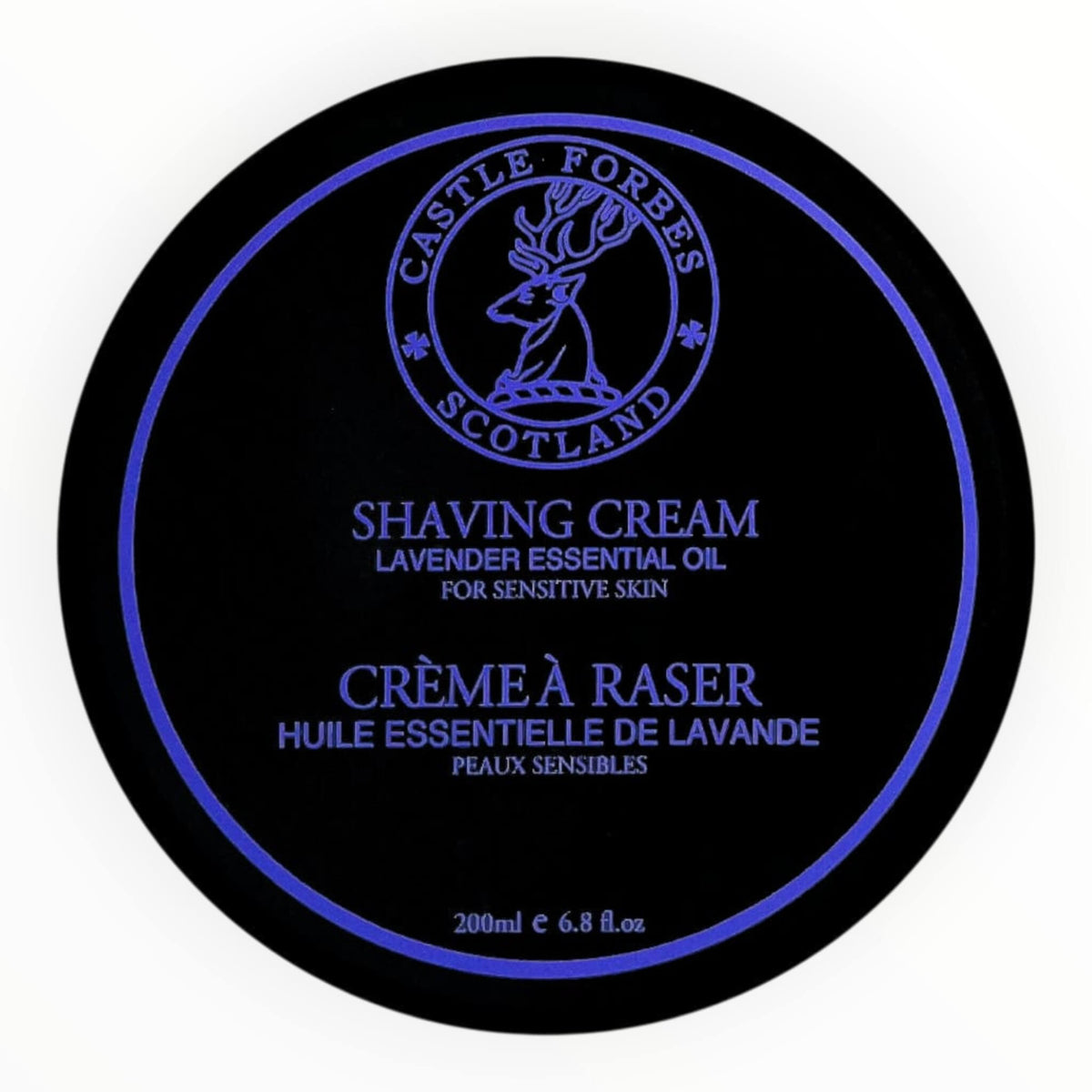 Rasiercreme, Lavender Essential Oil, 200 ml.