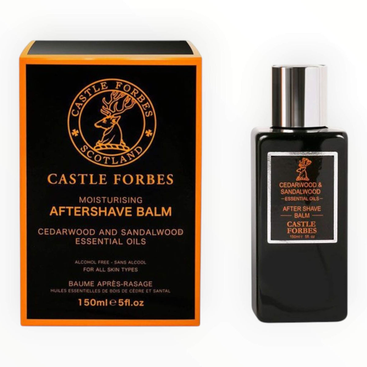 Aftershave Balsam, Zedernholz & Sandalwood Oils, 150 ml.
