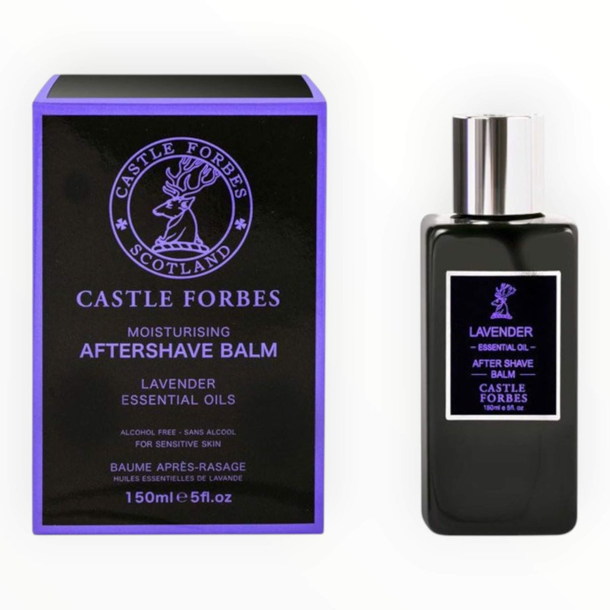 Aftershave Balsam, Lavender Essential Oil, 150 ml.