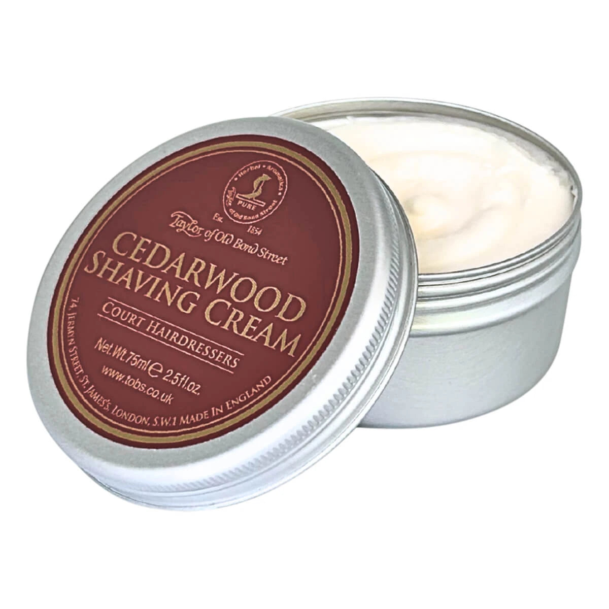Rasiercreme, Zedernholz, 75 ml.