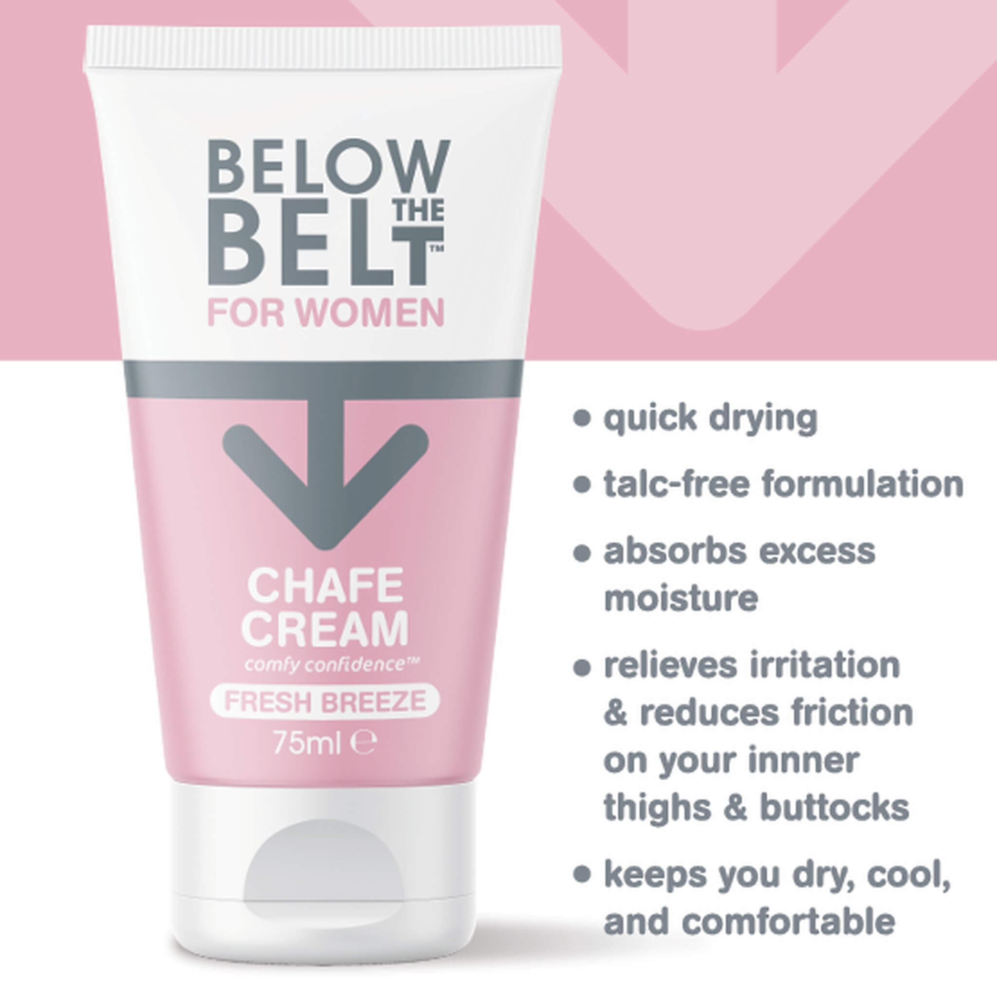 Creme gegen Wundscheuern - Frauen, Fresh Breeze, 75 ml.