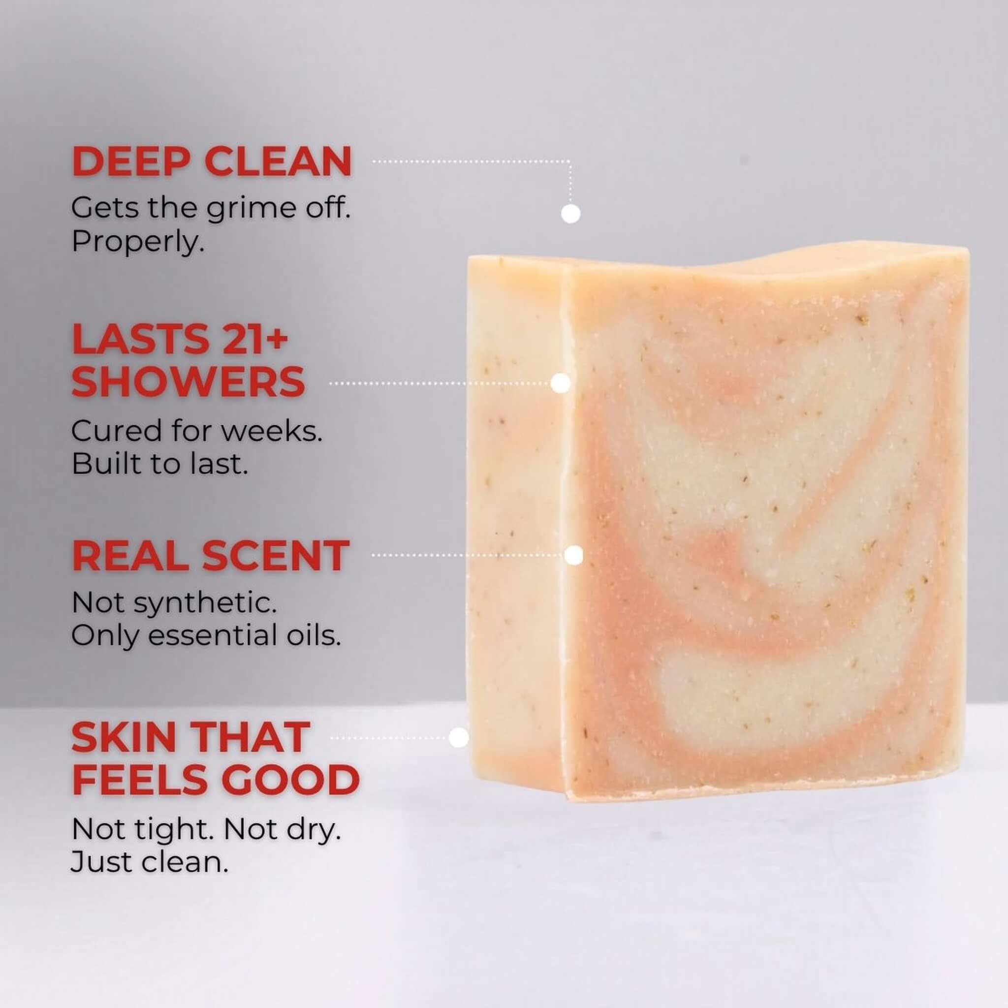 Seife, Citrus-Zedernholz-Peeling, 135 g.