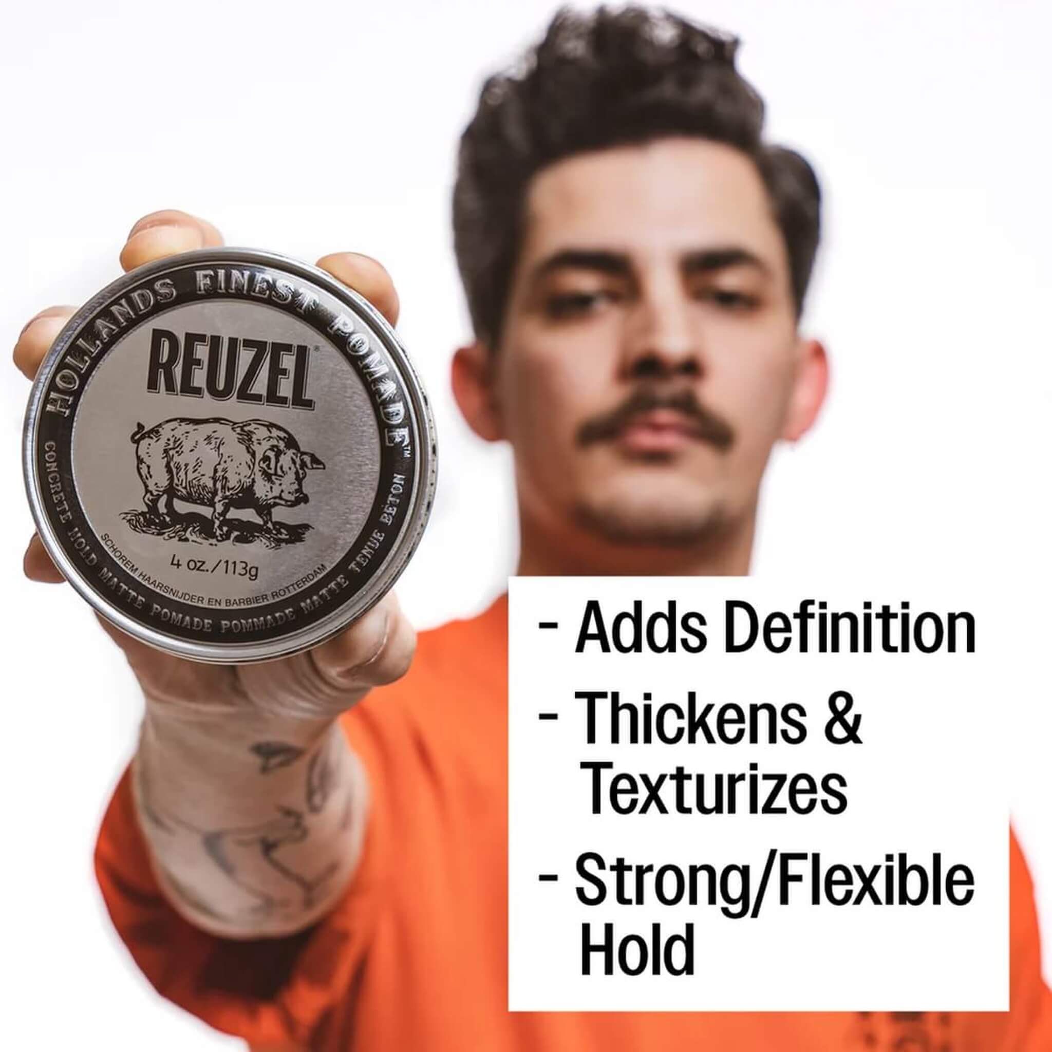 Konkreter Halt Matte Pomade, 95 g.