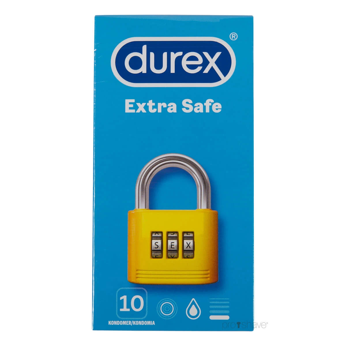 Kondome Extra Safe, 10 Stück.