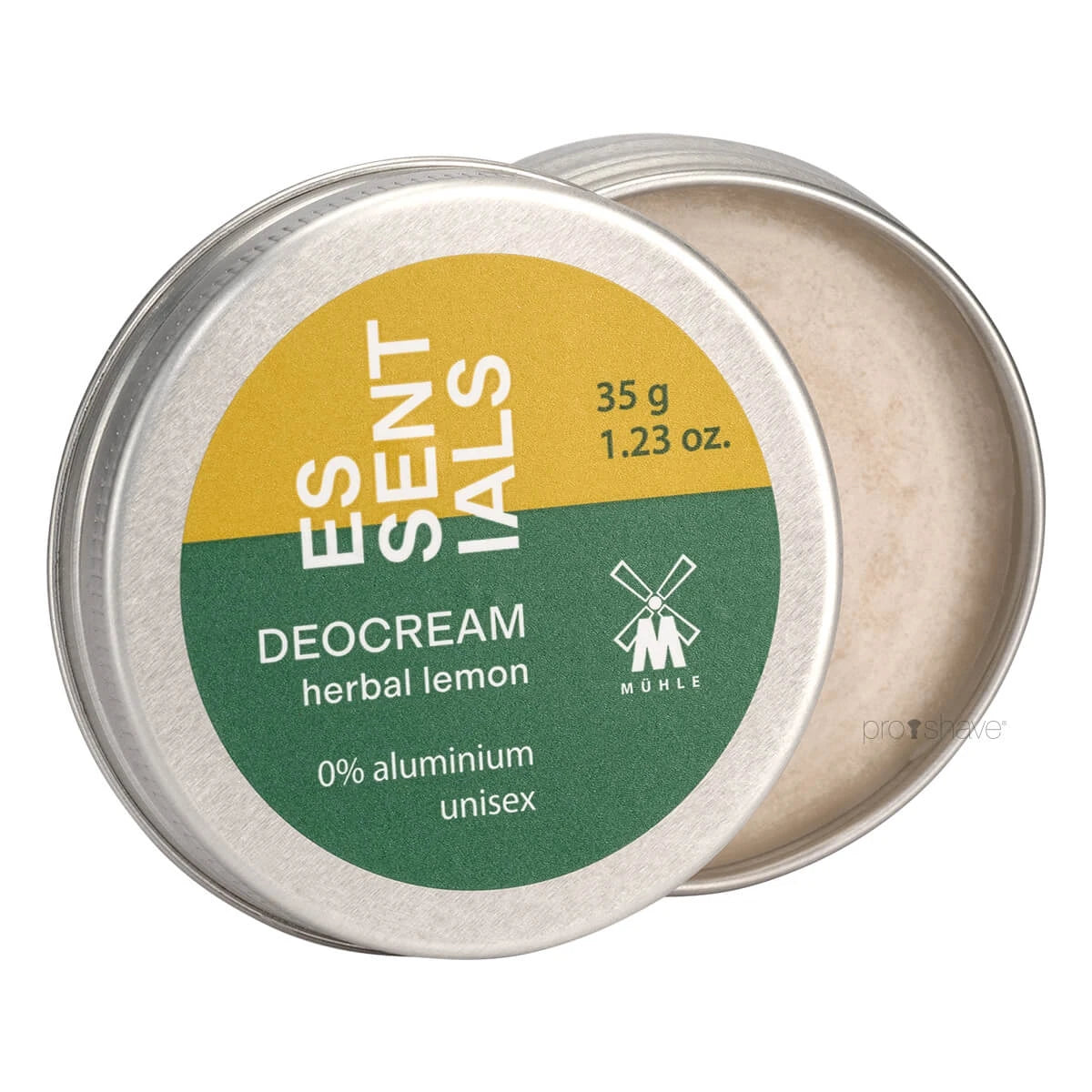 Deodorant Creme, Kräuter-Zitrone, Essentials, 35 gr.