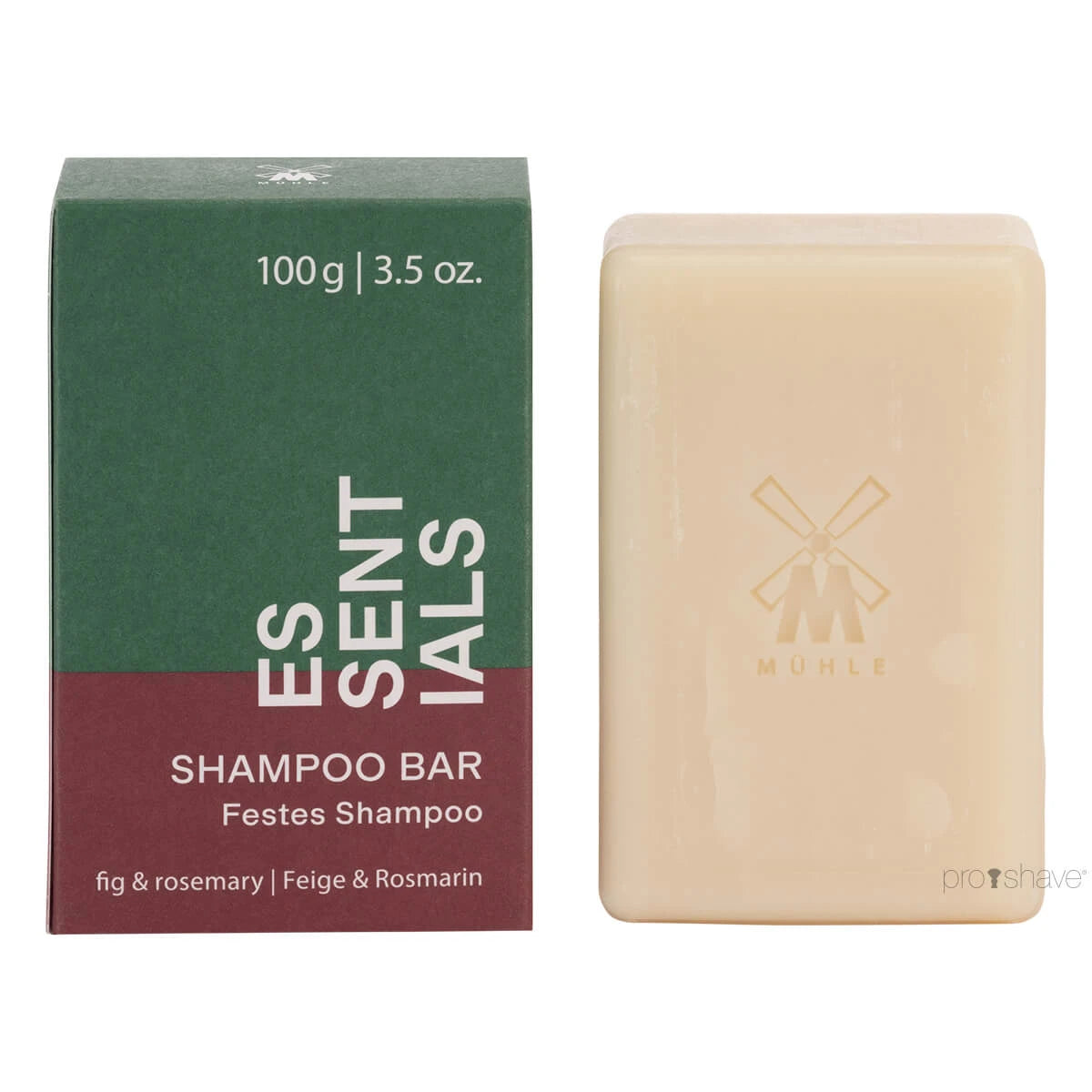 Shampoo Bar, Feige & Rosmarin, Essentials, 100 gr.