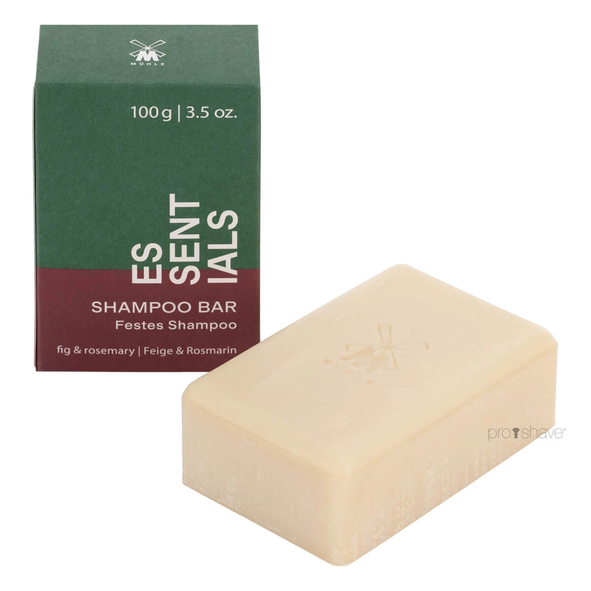 Shampoo Bar, Feige & Rosmarin, Essentials, 100 gr.