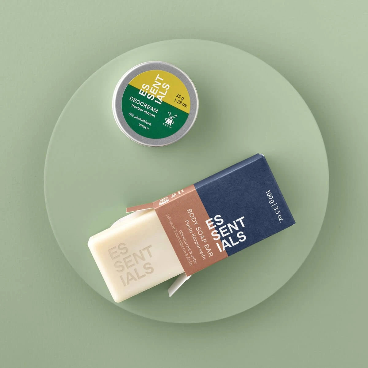 Body Bar Soap, Schwarze Johannisbeere & Zeder, Essentials, 100 gr.