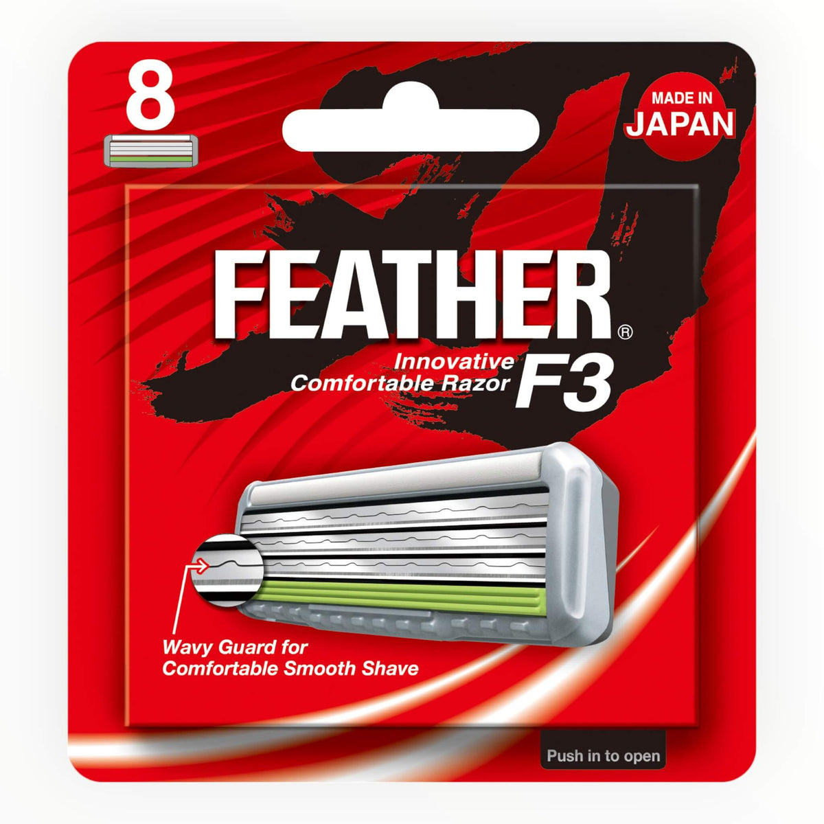 F3 Rasierklingen (3 Klingen), 8 Stück