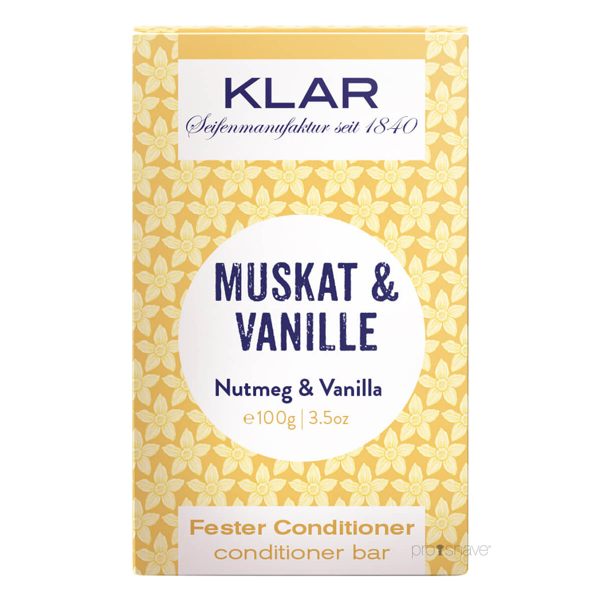 Conditioner Bar, Muskatnuss & Vanille, 100 gr.