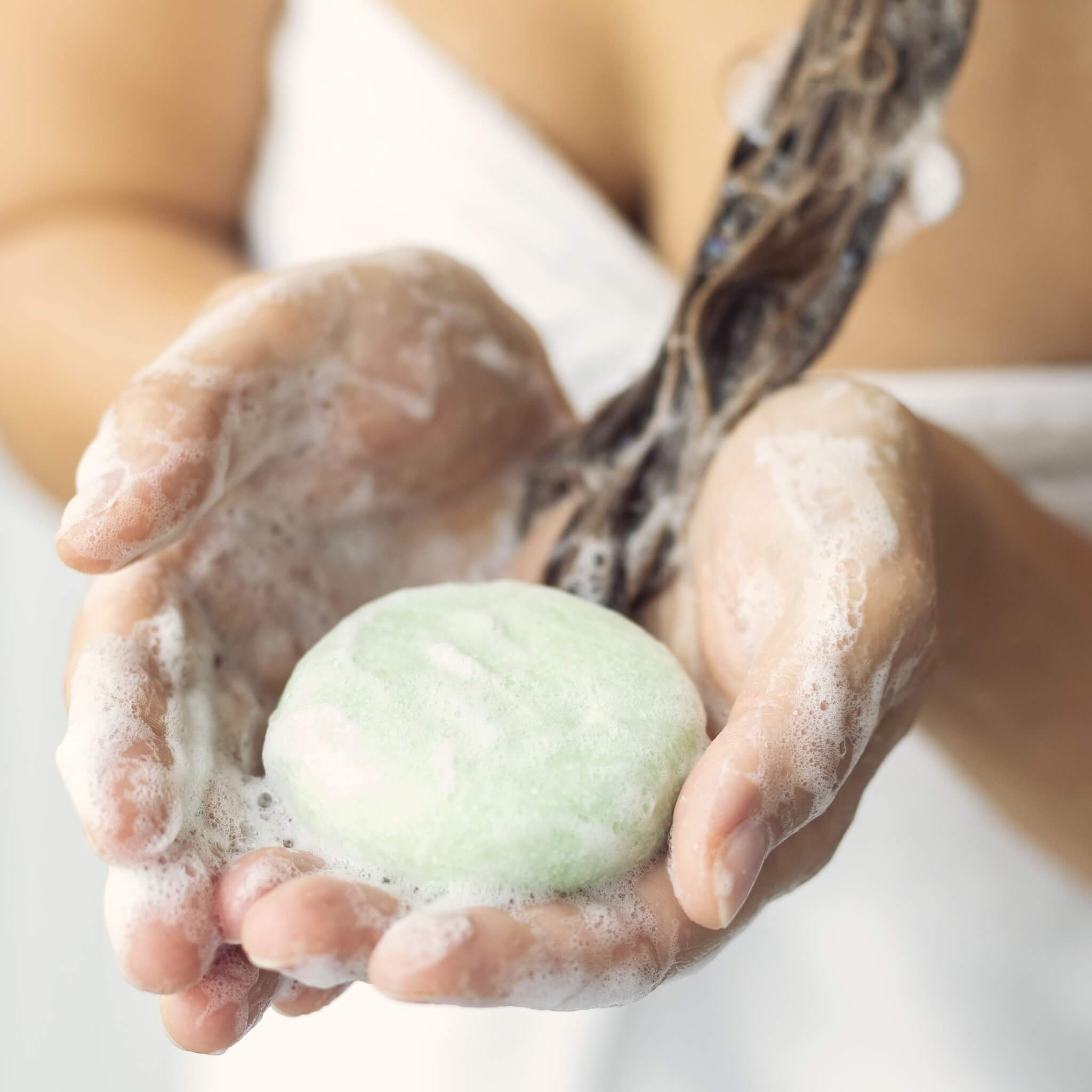 Shampoo Bar, Alle Haartypen - Frisch & Leicht, 80 g.
