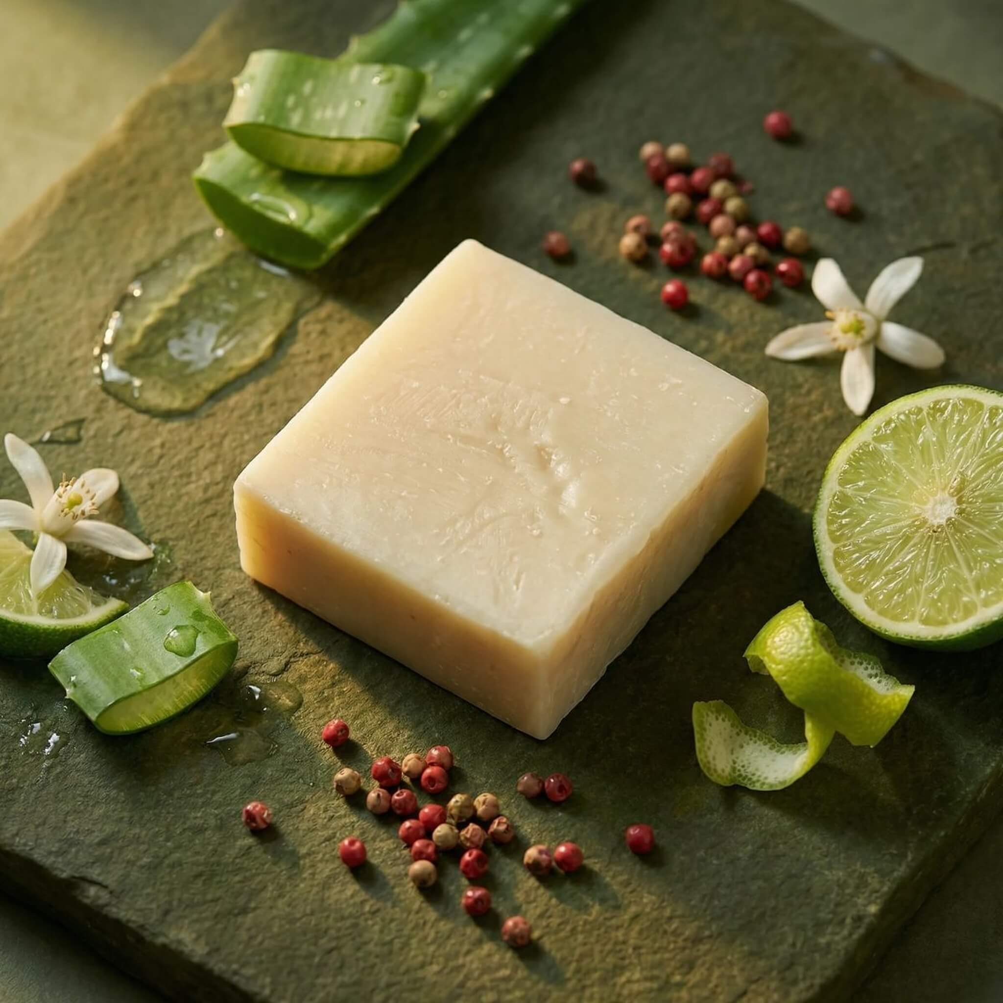 Seife, Fresh Lime und Aloe, 135 g.