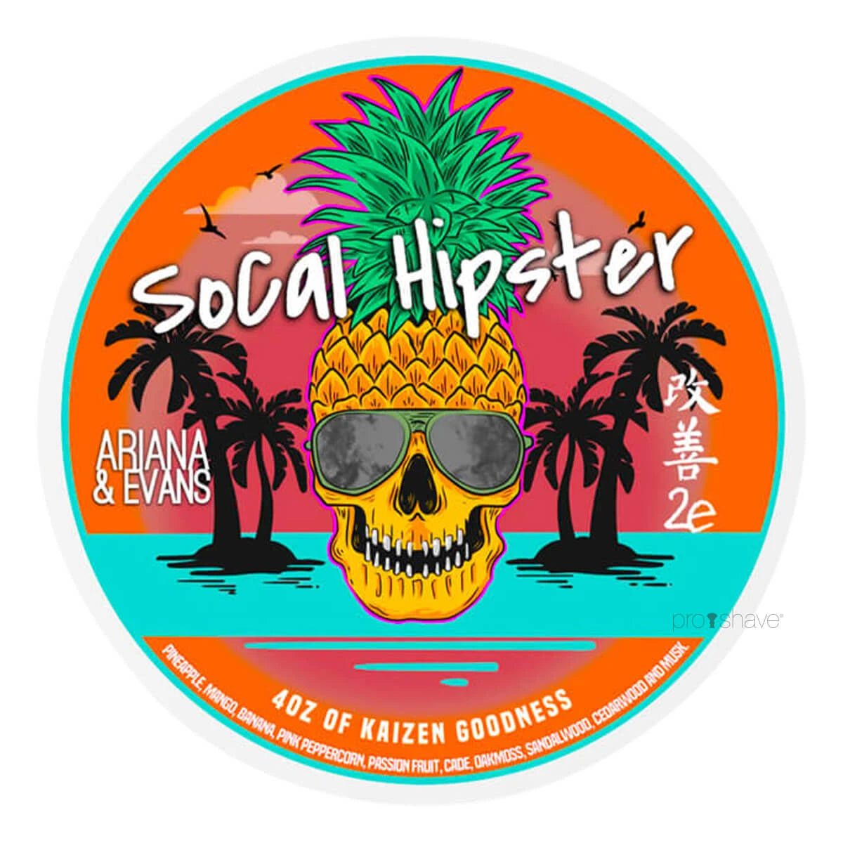 Rasierseife, SoCal Hipster, 118 ml.