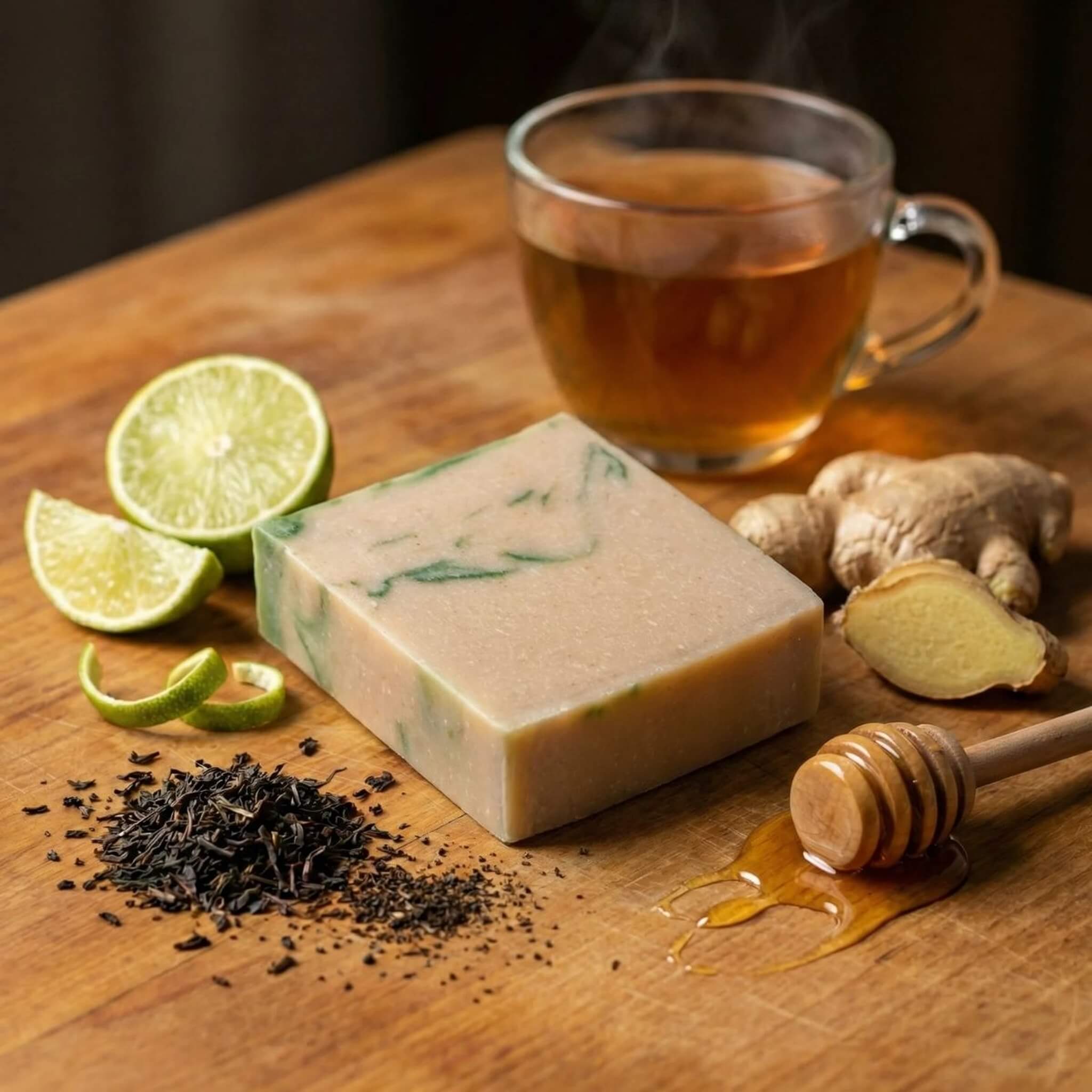 Seife, Ginger Honey Tea, 135 g.
