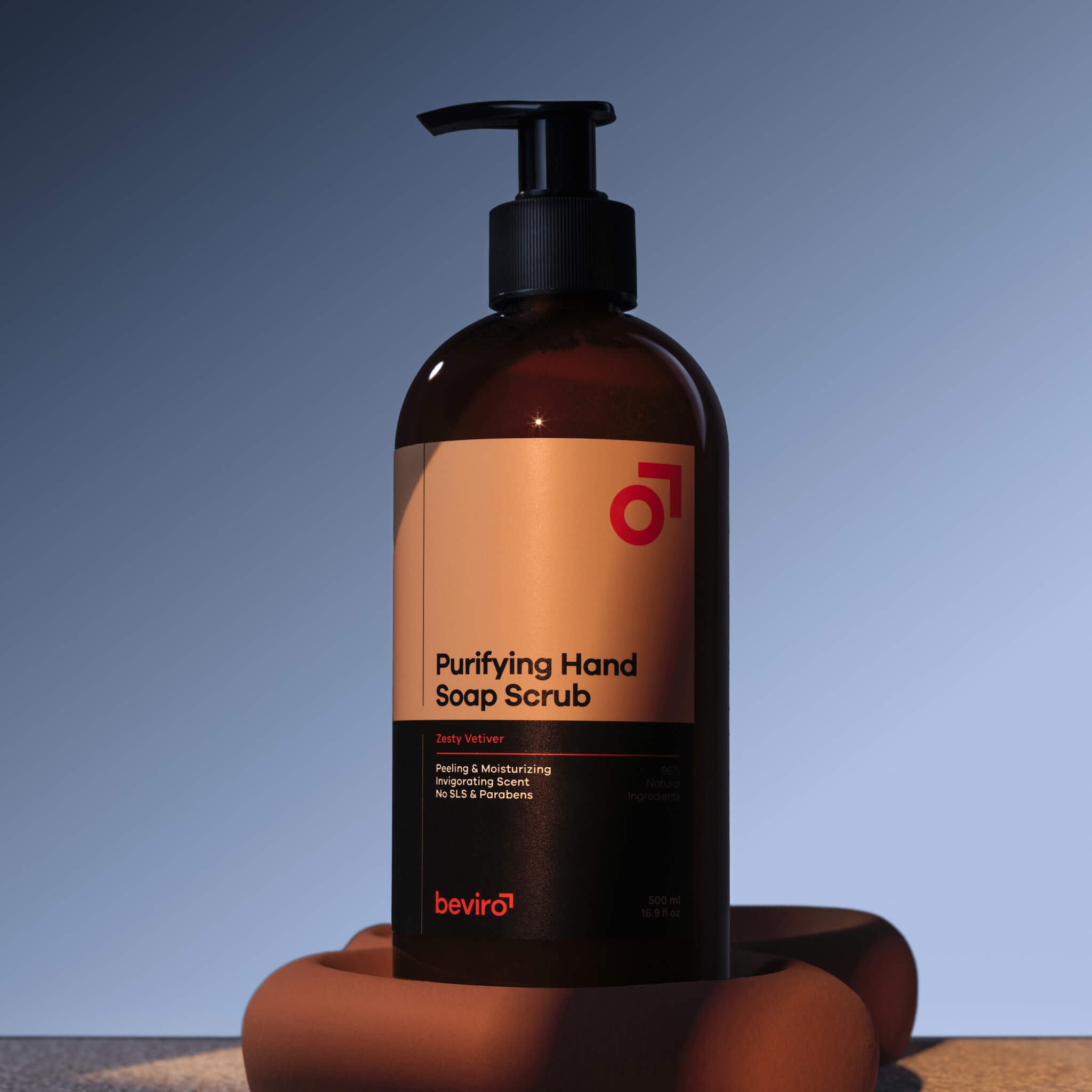 Reinigende Handseife Scrub, Vetiver, 500 ml.