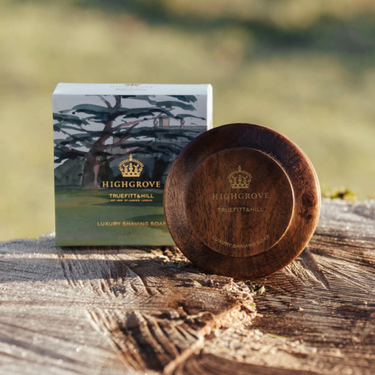 Rasierseife in Holzschale, Highgrove, 100 g.