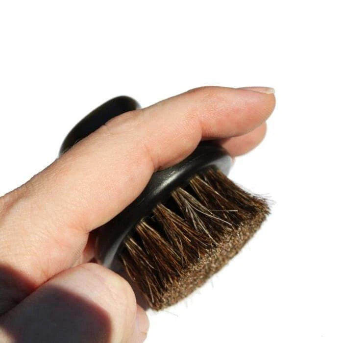 Knöchelbürste, mittel/weich, schwarz