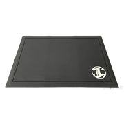Arbeitsplatzmatte, schwarz