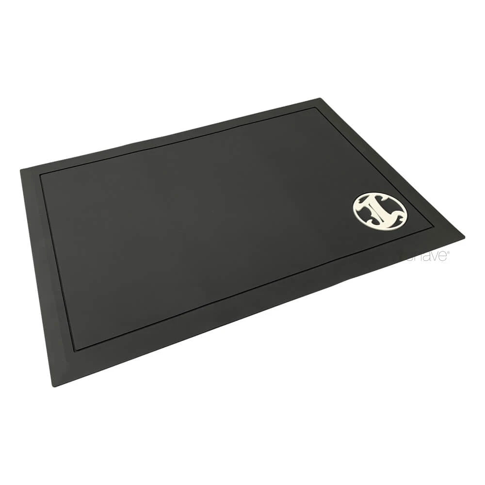 Arbeitsplatzmatte, schwarz
