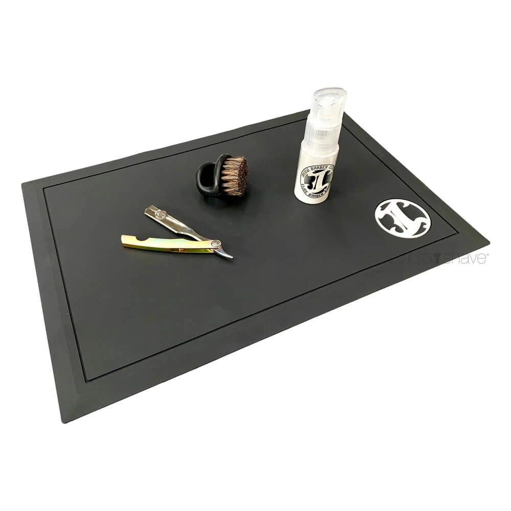 Arbeitsplatzmatte, schwarz