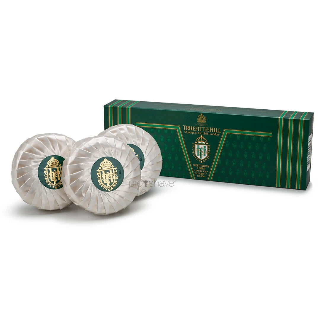 Seife, West Indian Limes (dreifach gemahlen), 3x150 gr.