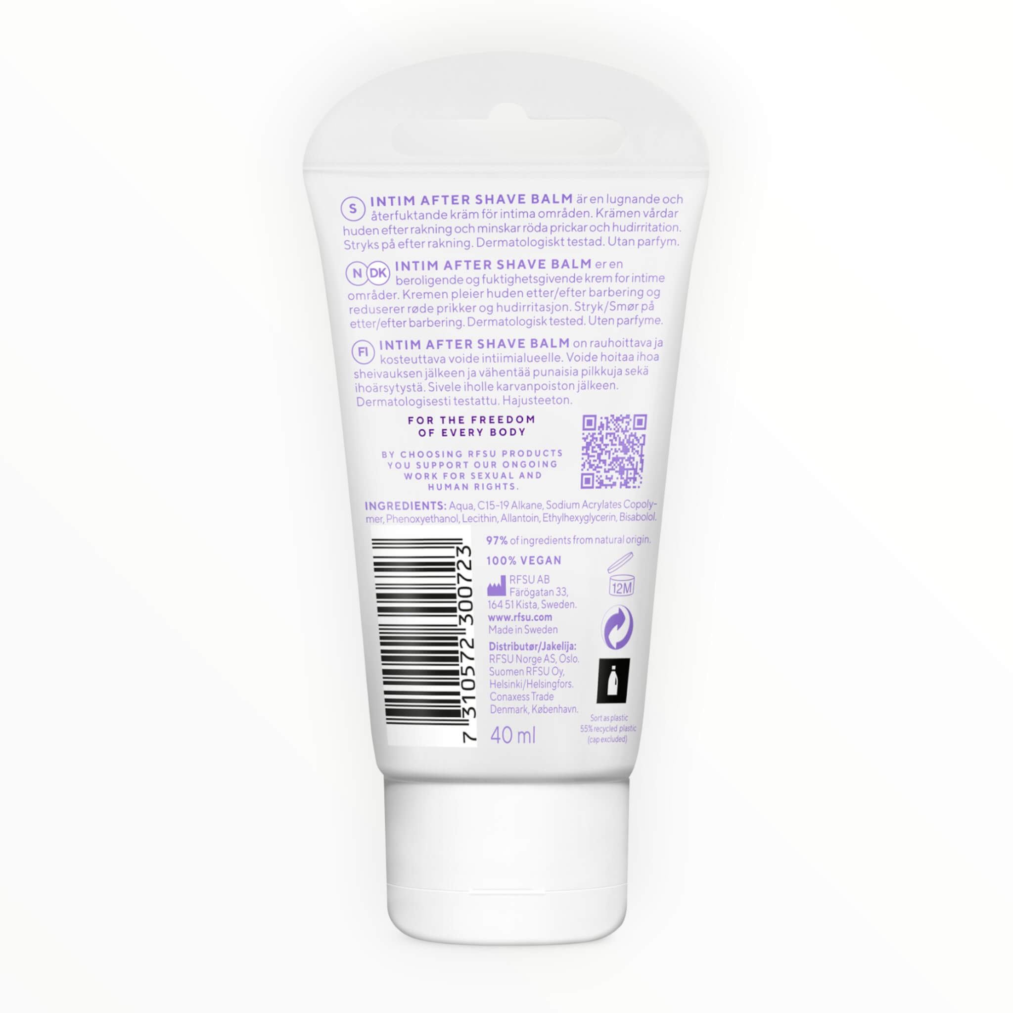 Intim-Aftershave-Balsam, 40 ml.